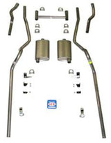 Fits 1955 - 1957 Chevrolet Full Size  Exhaust System 63067