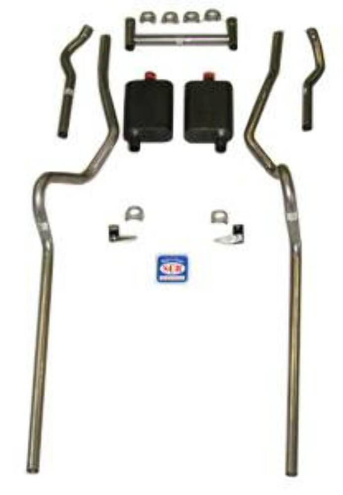 Fits 1955 - 1957 Chevrolet Full Size Exhaust System 63068