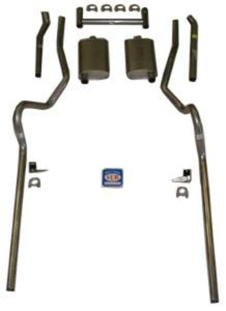 Fits 1955 - 1957 Chevrolet Full Size  Exhaust System 63069