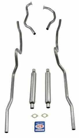 Exhaust System 63082 fits 1955-1956 Chevy Full Size Shafer's Classic Reproductions