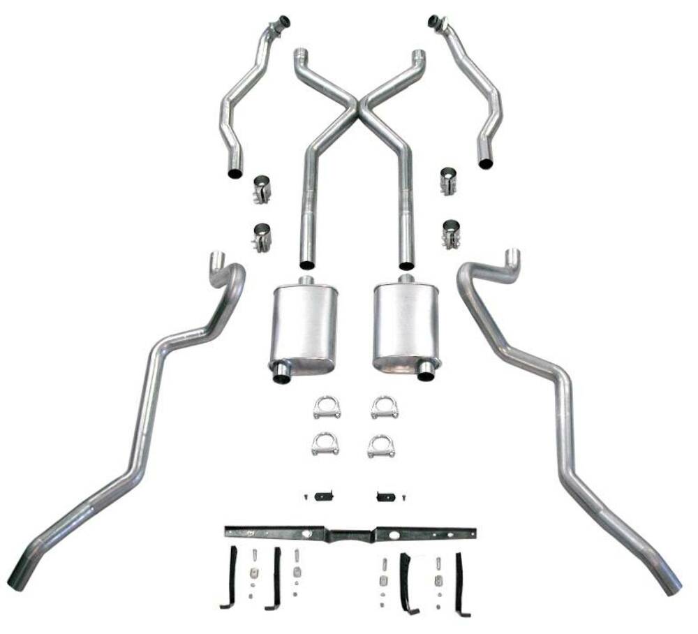 Fits 1955 - 1957 Chevrolet Full Size Exhaust System 63086