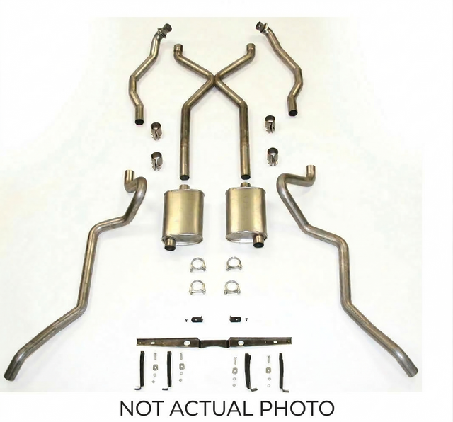 Exhaust System 63087 fits 1955-1957 Chevy Full Size Shafer's Classic Reproductions
