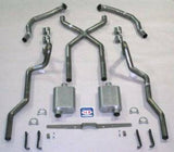 Fits 1955-57 Chevrolet Full Size X Exhaust System 63090