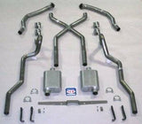 X Exhaust System 63090 fits 1955-1957 Chevy Full Size X Shafer's Classic Reproductions