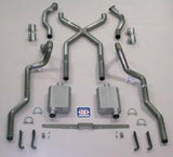 X Exhaust System 63092 fits 1955-1957 Chevy Full Size X BA15 Shafer's Classic Reproductions