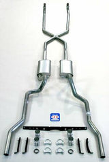 Fits 1955-1957 Chevrolet Full Size "X" style Exhaust System 63110