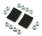 Mr. Gasket header stud kit black steel 6312