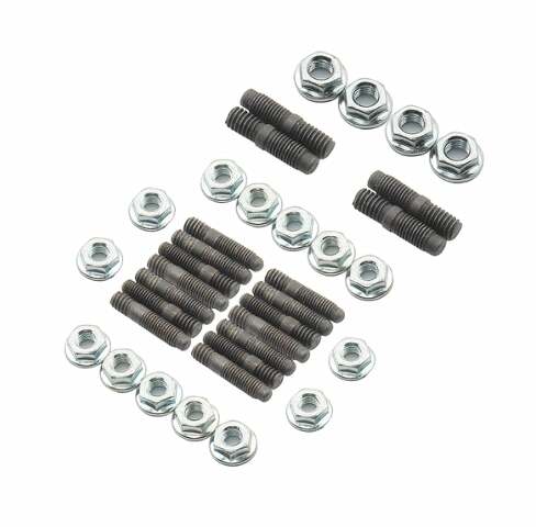 Mr. Gasket oil pan stud kit Chevy black zinc 6315