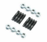 Mr. Gasket valve cover stud kit steel covers SBC Chevy black 6324