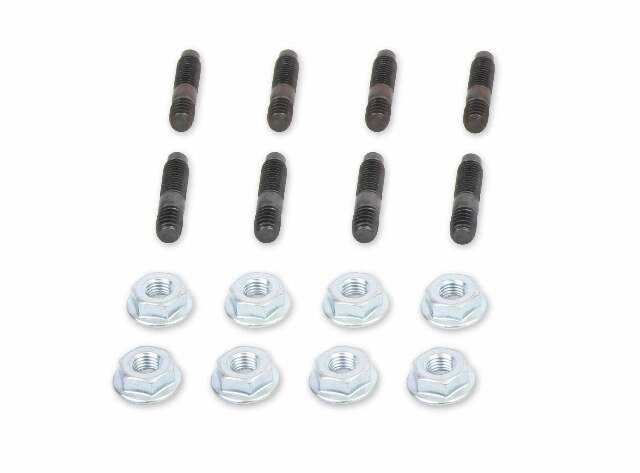 Mr. Gasket valve cover stud kit steel covers SBC Chevy black 6324