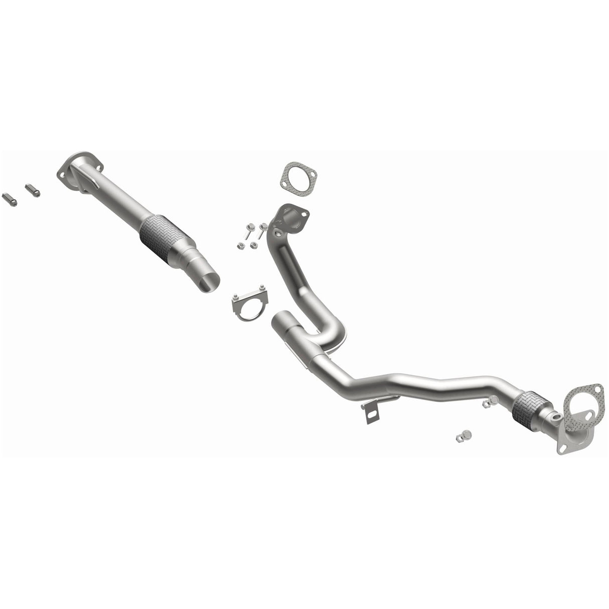 2007-2008 GMC Acadia Direct-Fit Front Pipe Kit 107-0060 stainless steel
