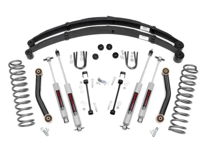 Lift kit for 1984-2001 Jeep Cherokee by Rough Country