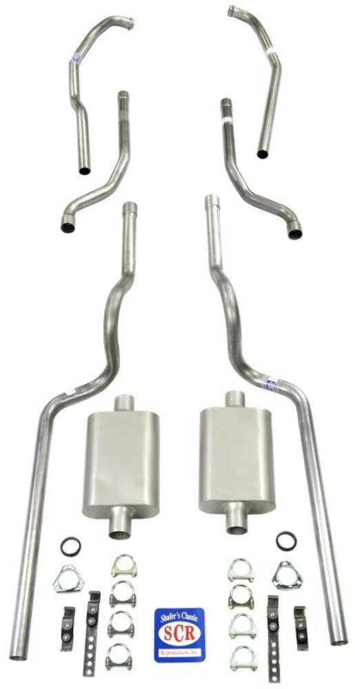 Fits 1963 - 1966 Chevrolet C10 Truck Exhaust System 63403