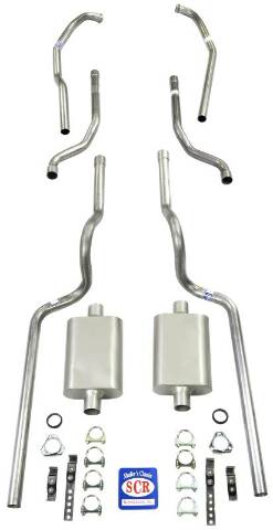 C10 Truck Exhaust System 63403 fits 1963-1966 Chevy C10 Truck small block C10-TRUCK Shafer's Classic Reproductions