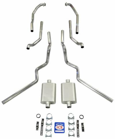 C10 Truck Exhaust System 63405 fits 1963-1966 Chevy C10 Truck small block BF13 Shafer's Classic Reproductions
