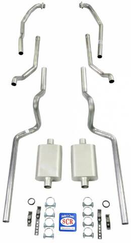 C10 Truck Exhaust System 63406 fits 1963-1966 Chevy C10 Truck small block C10-TRUCK Shafer's Classic Reproductions