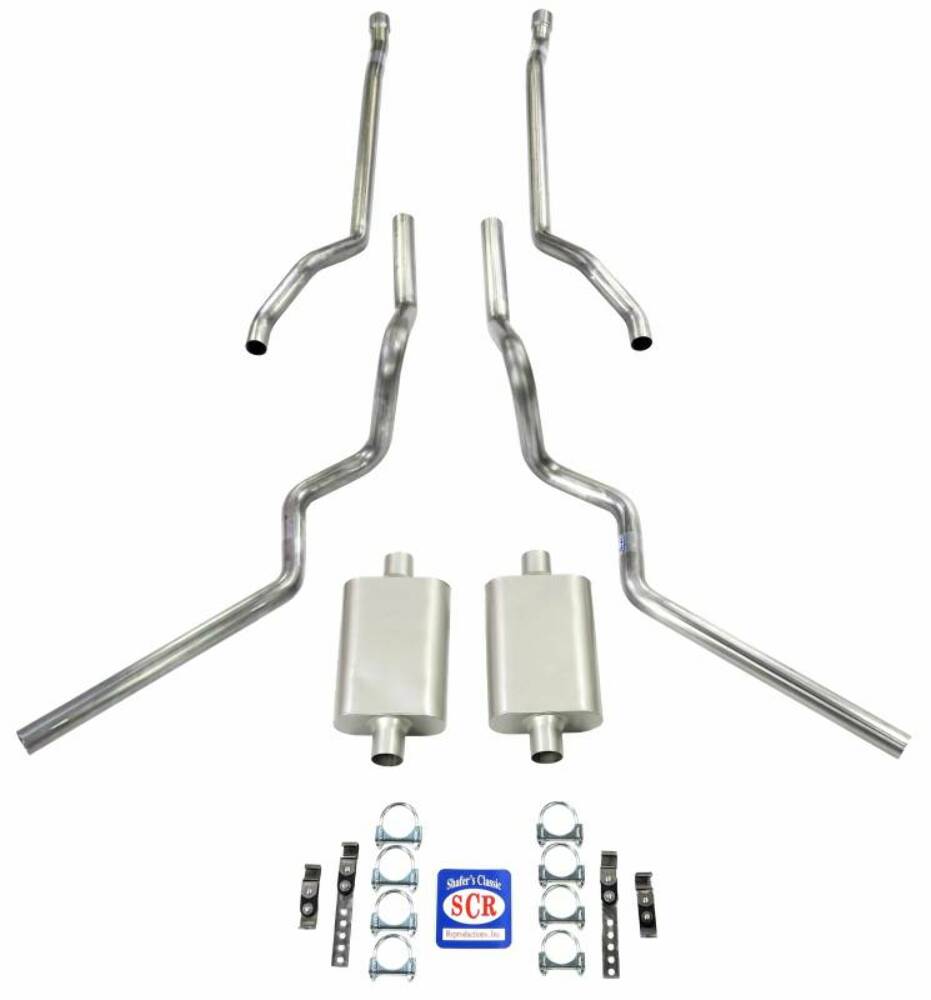 Fits 1963 - 1966 Chevrolet C10 Truck Exhaust System 63407