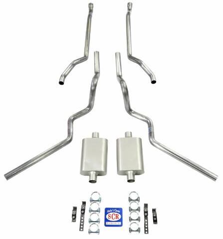 C10 Truck Exhaust System 63407 fits 1963-1966 Chevy C10 Truck small block C10-TRUCK Shafer's Classic Reproductions