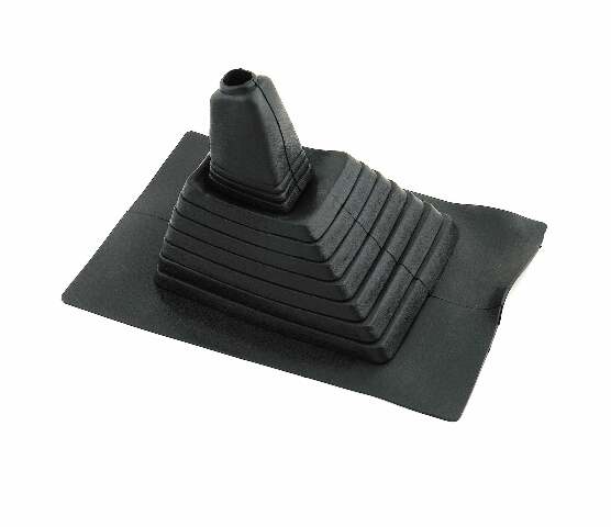 Mr. Gasket shifter style euro style sport angle 4 1/2 x 6 inch black rubber 6357