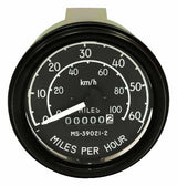 Jeep Vintage - Metal Black Speedometer - 640131