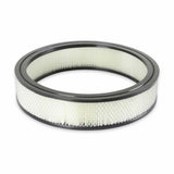 Mr. Gasket air filter 14 inch x 3 inch replacement white black 6403