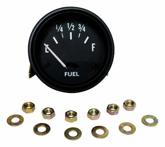 Jeep Vintage - Steel Black Fuel Gauge - 640763