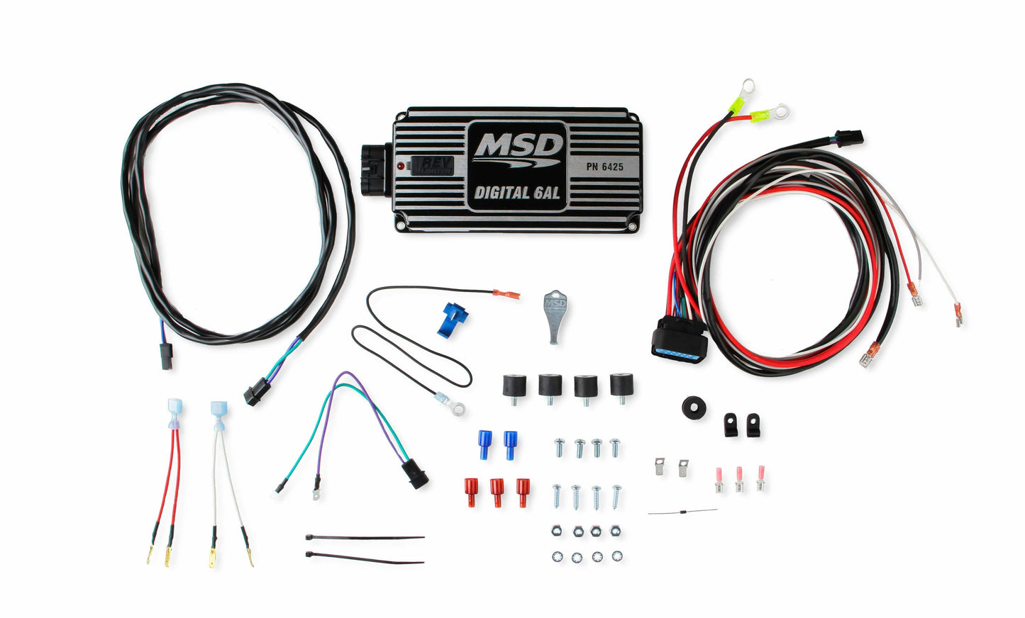 MSD 64253 - BLACK, 6AL, Digital Ignition W/REV Control - Includes Box, Coil and Bracket