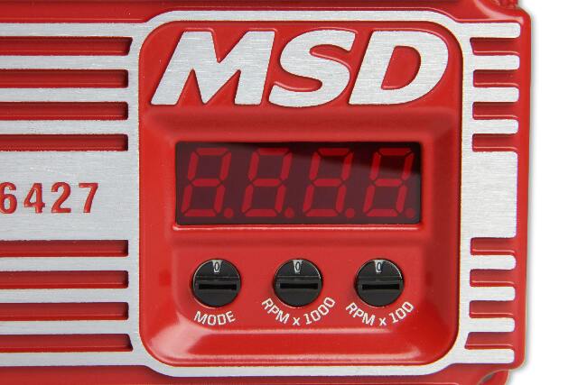 MSD ignition control box red aluminum 6427