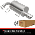 2005-2009 Subaru Legacy Direct-Fit Muffler Kit 108-0078 aluminized steel