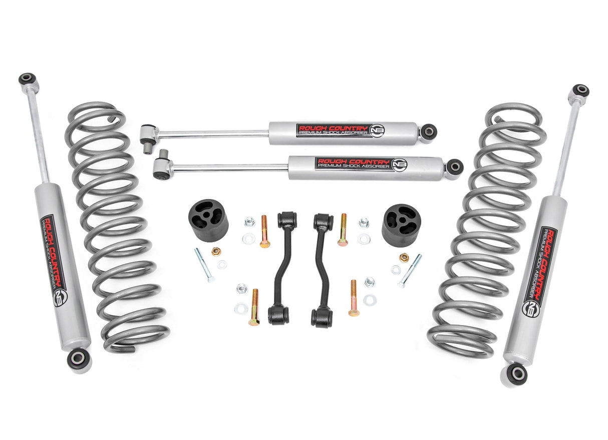 Fits Jeep Gladiator JT 4WD (2020-2023) 2.5 Inch Leveling Kits; Springs; 64830B