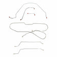 t 65 Chevy Malibu Hardtop w/Power Drum Brakes, Complete Brake Line CBK0267SS Fine Lines