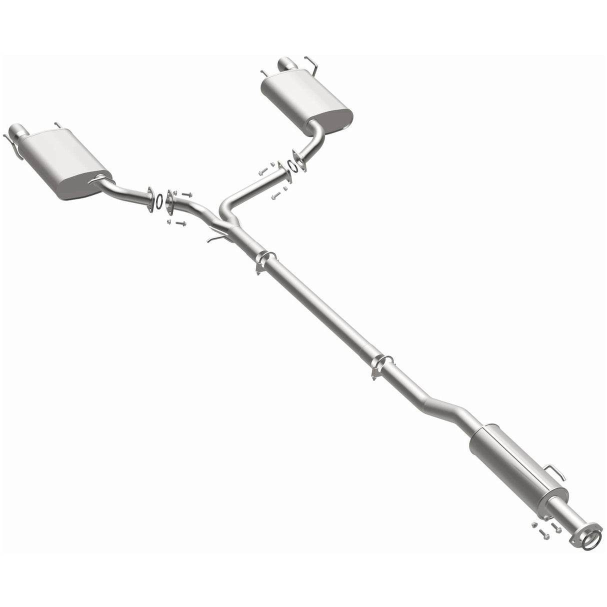 2007-2012 Lexus ES350 Direct-Fit Replacement Exhaust System 106-0557 steel