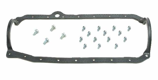 Mr. Gasket 1 piece molded rubber oil pan gasket Chevy steel 6561