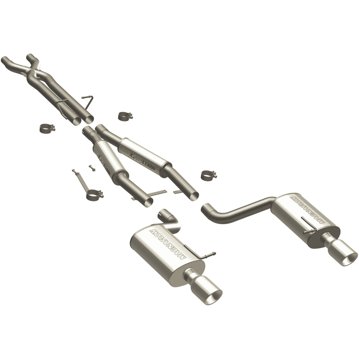 Exhaust System Kit for Sport Series Cat-Back Performance Exhaust System MagnaFlow 16586