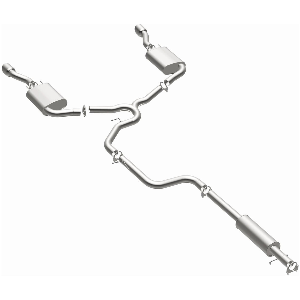 2014-2016 Chevy Impala Limited Direct-Fit Replacement Exhaust System 106-0326 aluminized steel