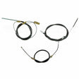 t 66-70 Mopar B-Body Parking Brake Cable Kit; Fine Lines BCR03 Fine Lines