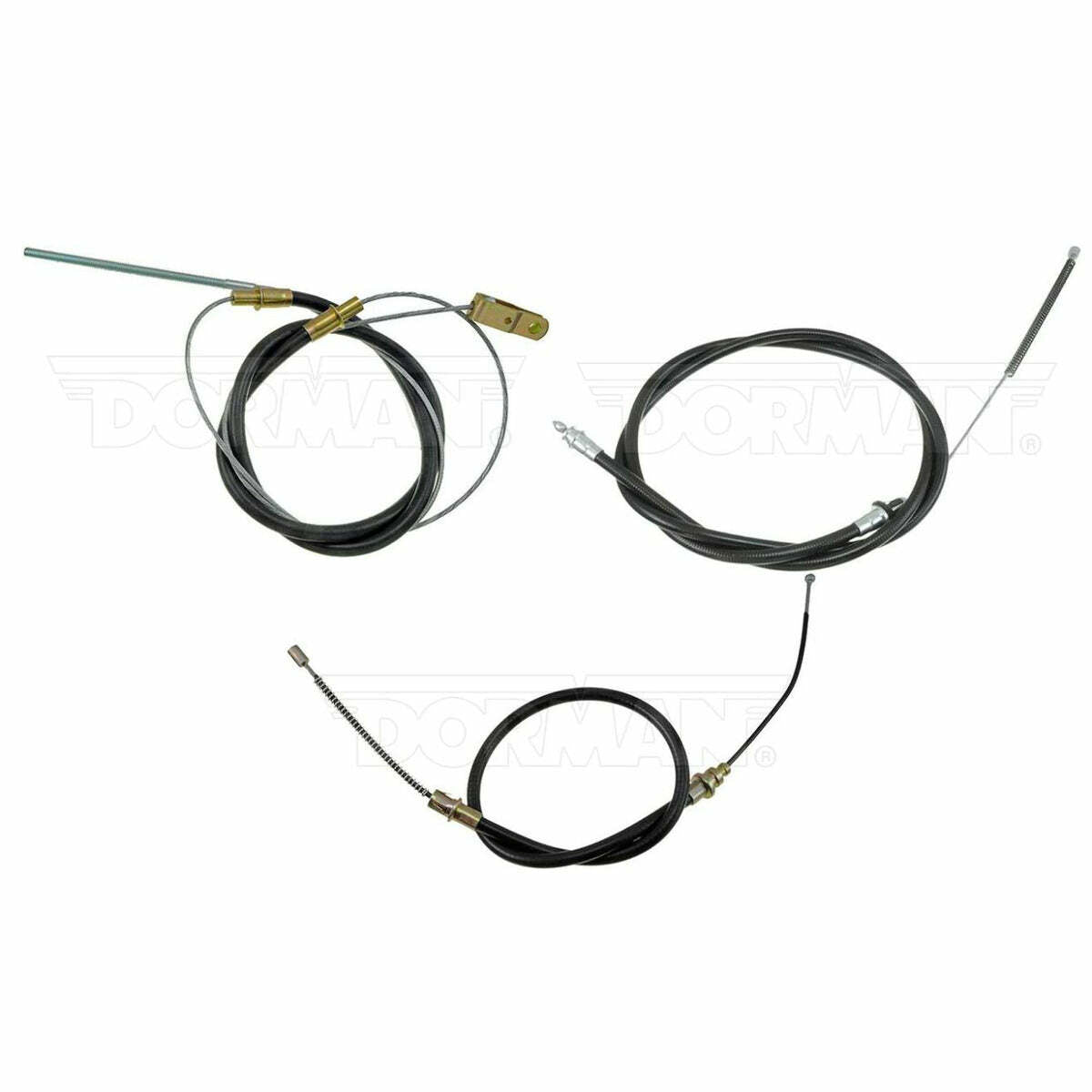 t 66-70 Mopar B-Body Parking Brake Cable Kit; Fine Lines BCR03 Fine Lines