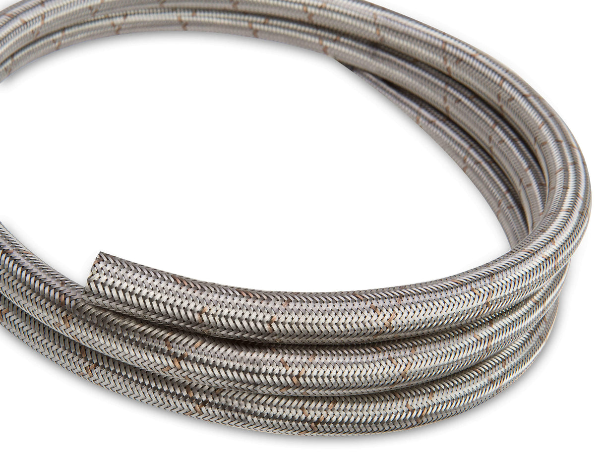 Ultra Flex Hose Size8 Braid SoldPerFoot ContinuousLength upto25'-660008ERL AN fitting stainless steel