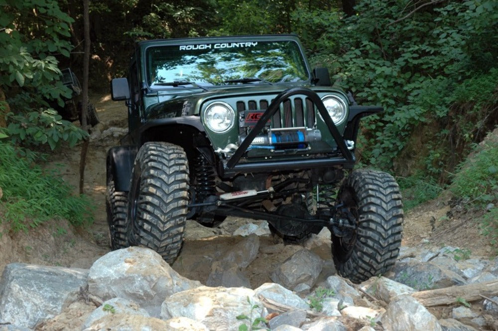 Rough Country 6 Inch Lift Kit - X-Series - M1 -  Jeep Wrangler TJ (97-06)/Wrangler Unlimited (04-06) - 66240