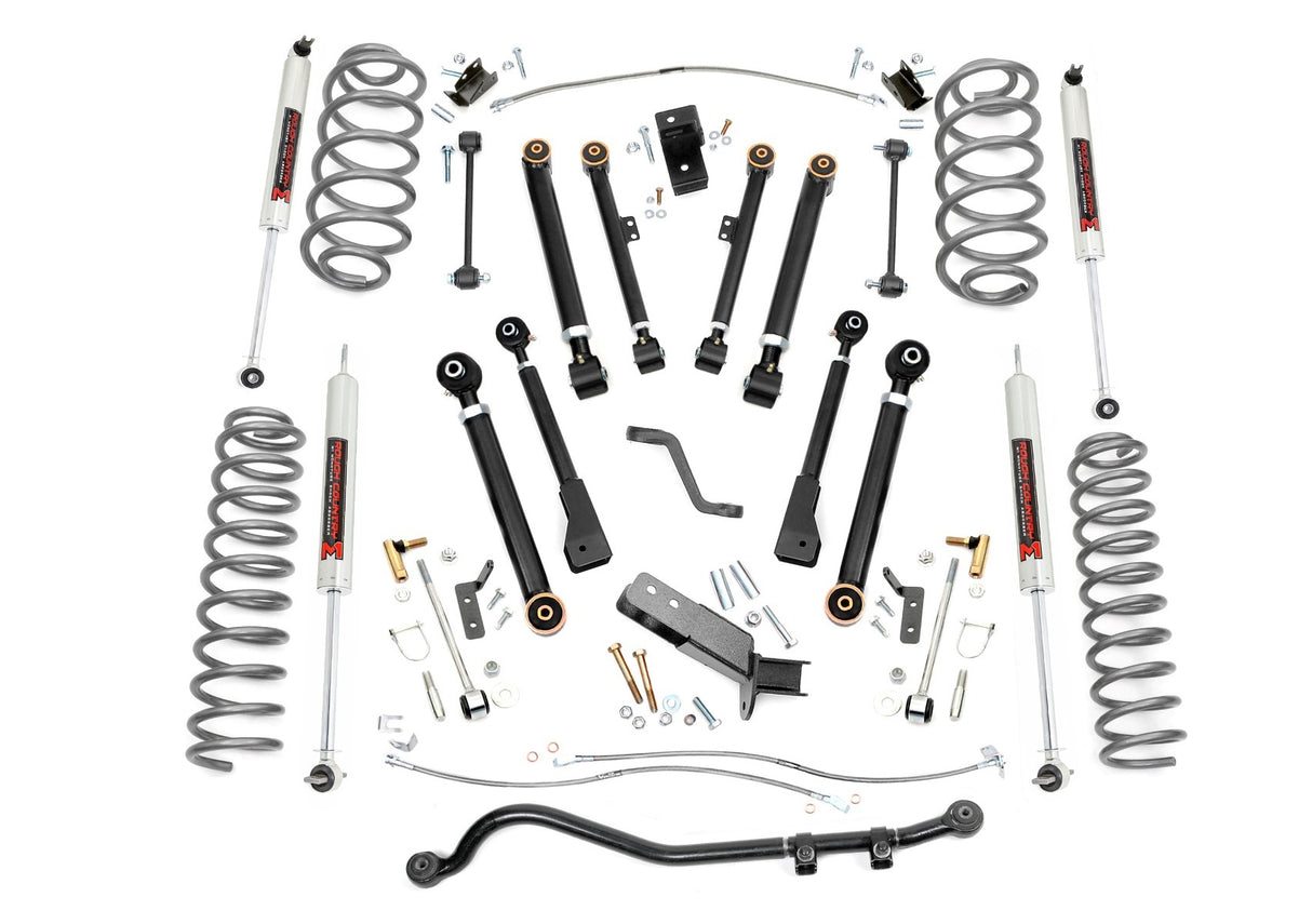 Rough Country 6 Inch Lift Kit - X-Series - M1 -  Jeep Wrangler TJ (97-06)/Wrangler Unlimited (04-06) - 66240