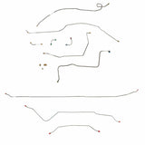 t 67-70 Chevrolet C10 Brake Line Kit 2WD Long Bed Stainless Steel Fine Lines