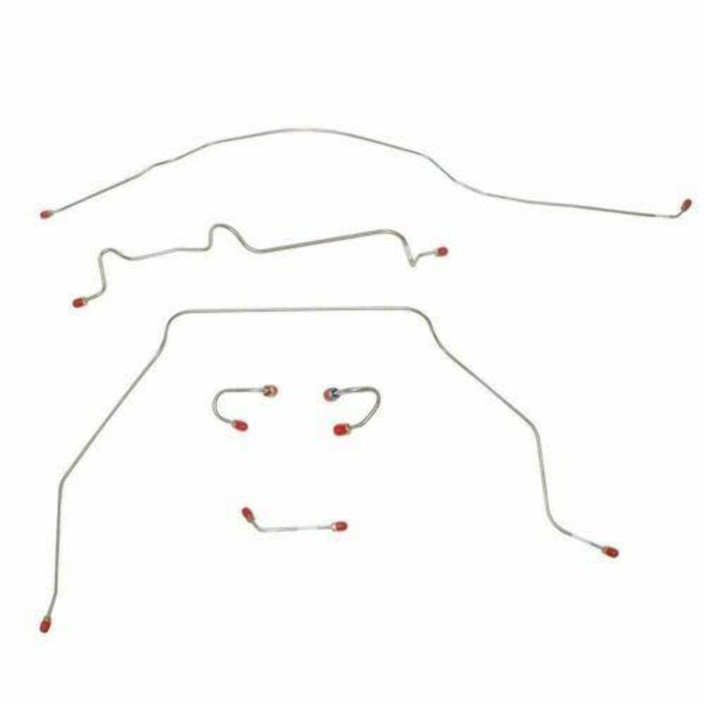 Front Brake Line Kit for 67-70 Chevy C10 2WD stainless steel
