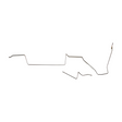 Fuel Line for 2013 67-70 Ford Mustang Tank To Fuel Pump 6 CYL 5/16 stainless steel