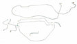 Brake Line for 67 Chevy Malibu/ Chevelle Hardtop Manual drum brakes stainless steel