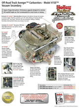 Holley 670 CFM Off-Road Truck Avenger Carburetor - 0-90670