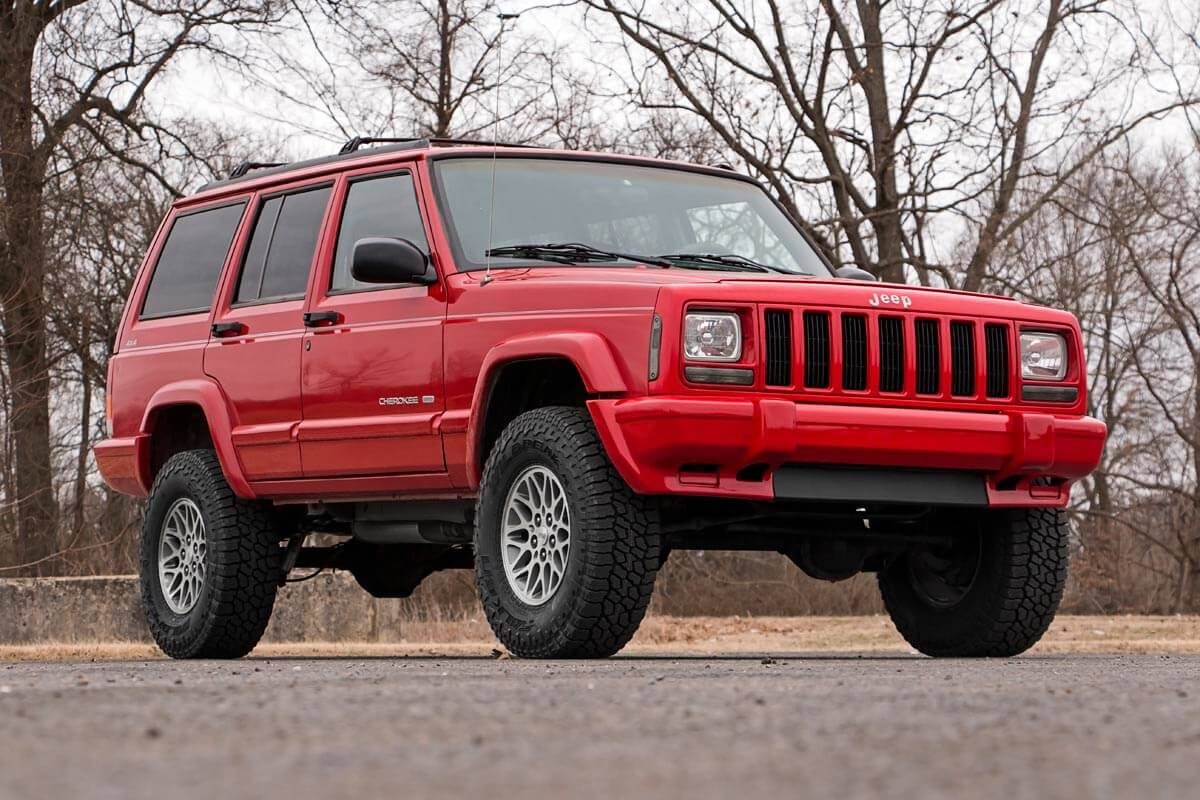 Lift kit for 1984-2001 Jeep Cherokee by Rough Country