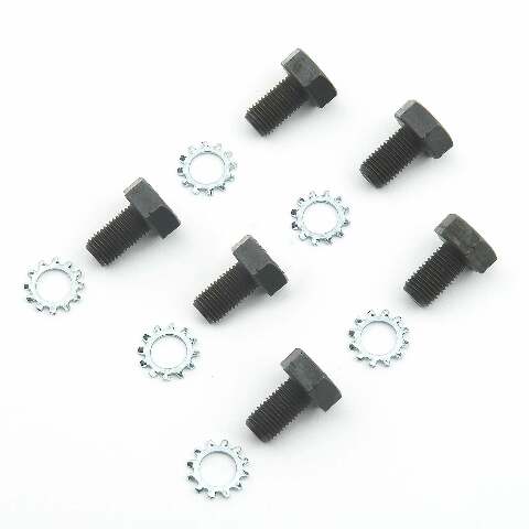 Mr. Gasket flexplate bolts 7/16 20 x 13/16 inch 6711MRG black steel 2493