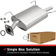2000-2006 Nissan Sentra Direct-Fit Muffler Kit 108-0044 aluminized steel
