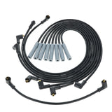 Spark Plug Wire Set Universal 8.2mm Silicone Thundervolt 40 ohm/ft Black 84061