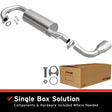 2011-2016 Scion tC Direct-Fit Replacement Exhaust System 106-0896 aluminized steel